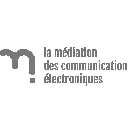 logo blanc la mediation des communications electroniques