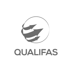 logo noir et blanc qualifas